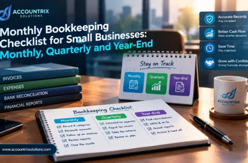 Monthly Bookkeeping Checklist for Small Businesses