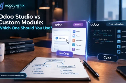Odoo Studio vs Custom Module