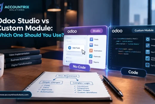 Odoo Studio vs Custom Module